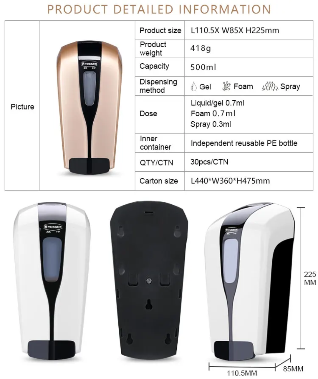 distributeur de savon